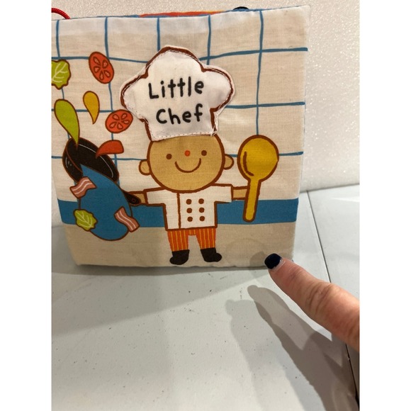 Melissa and Doug K's Kids Cloth Book LITTLE CHEF - Picture 2 of 11
